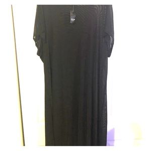NWT TORRID BLACK MESH EXTREME TUNIC